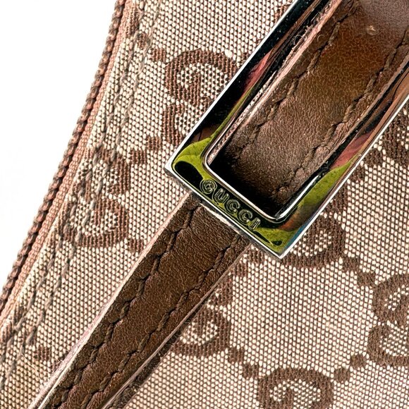 Gucci Vintage GG Pink Canvas Slim Pochette Mini Shoulder Bag COA Style #0050813 - Picture 7 of 13